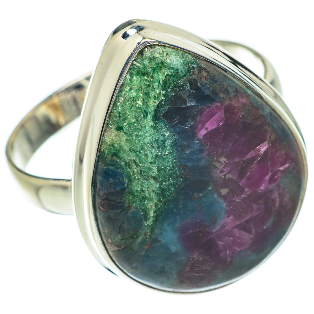 Ruby Fuchsite Rings handcrafted by Anasilvercos - RING64405