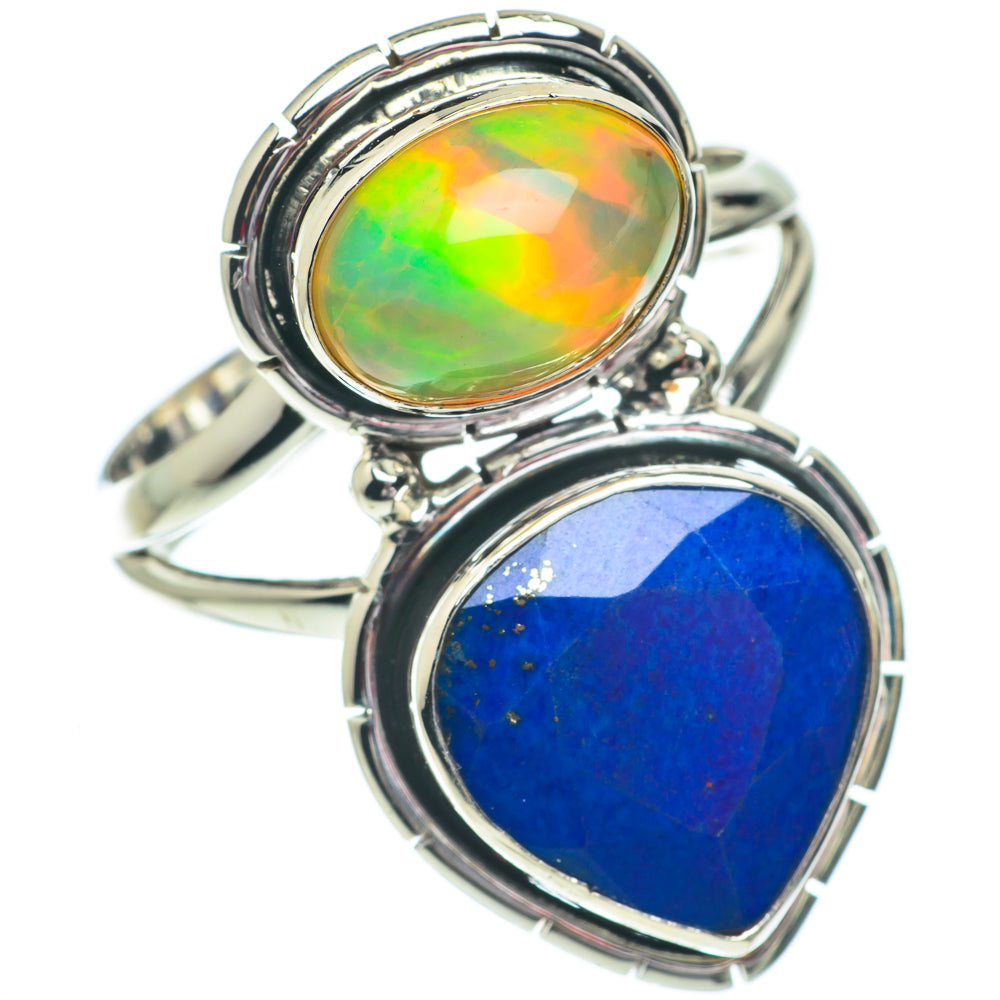 Lapis Lazuli Rings handcrafted by Anasilvercos - RING64406