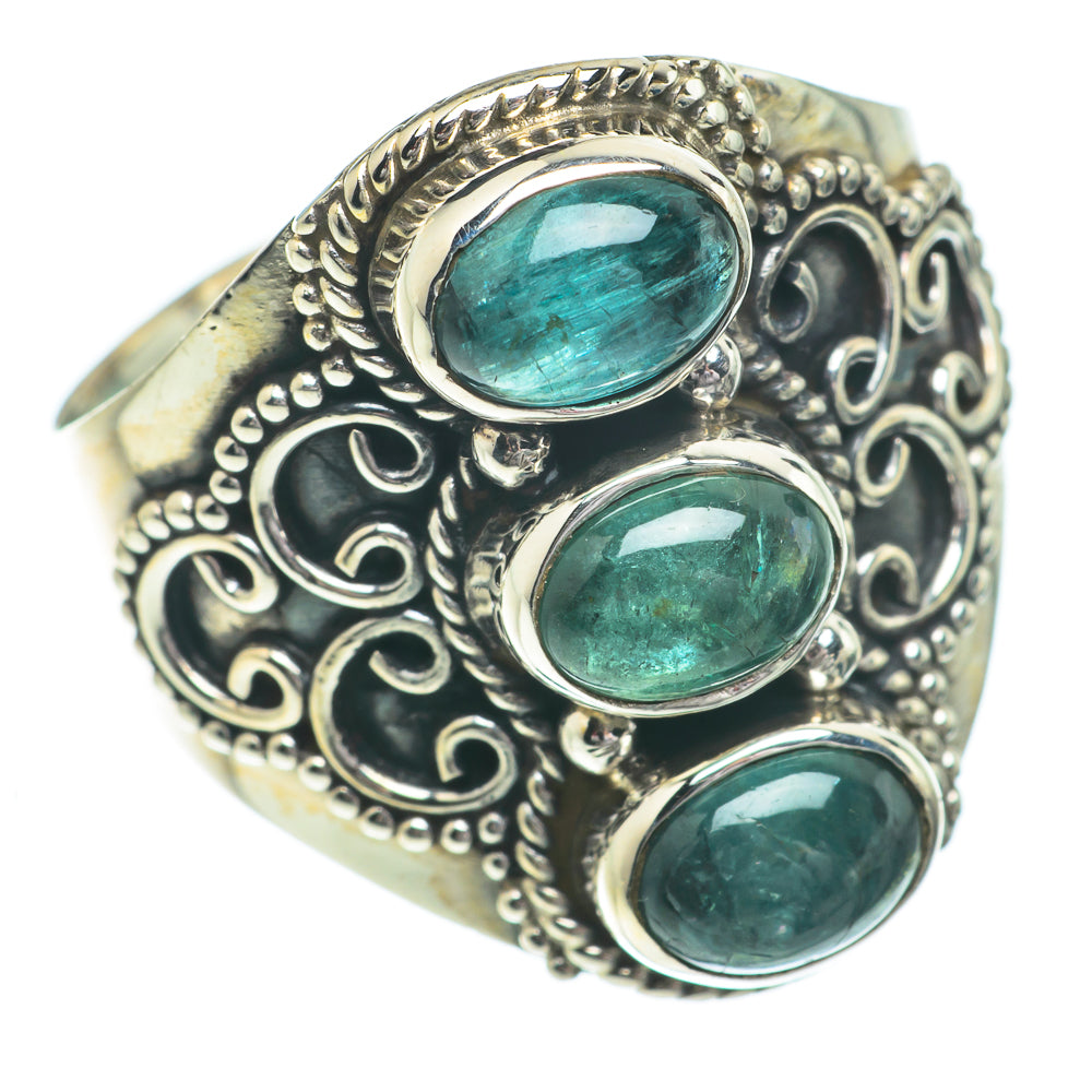 Green Fluorite Rings handcrafted by Anasilvercos - RING64414