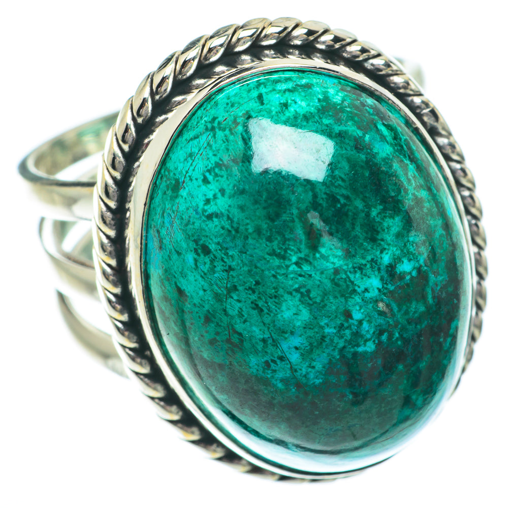 Chrysocolla Rings handcrafted by Anasilvercos - RING64416