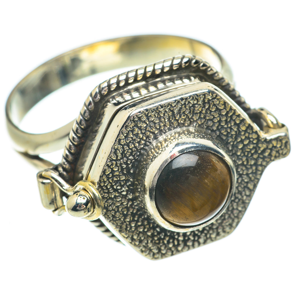 Tiger Eye Rings handcrafted by Anasilvercos - RING64418