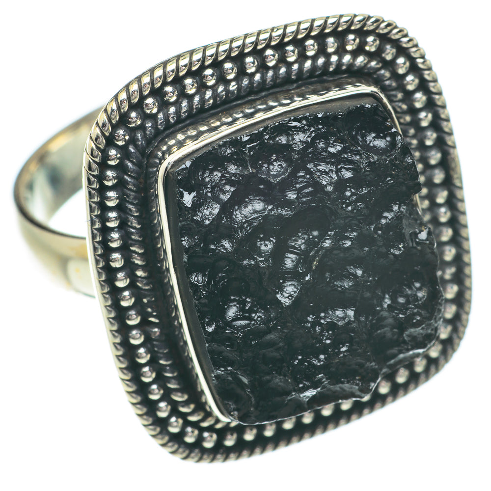 Tektite Rings handcrafted by Anasilvercos - RING64427