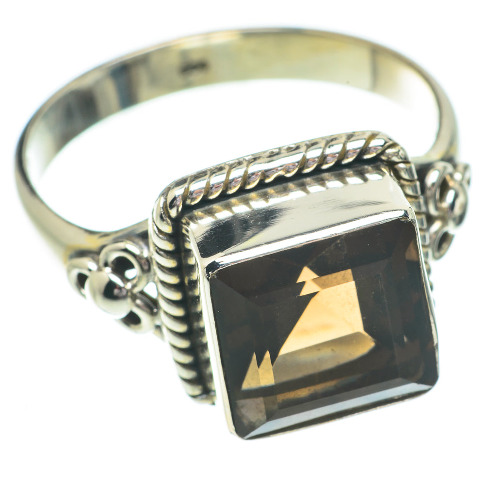 Smoky Quartz Rings handcrafted by Anasilvercos - RING64442