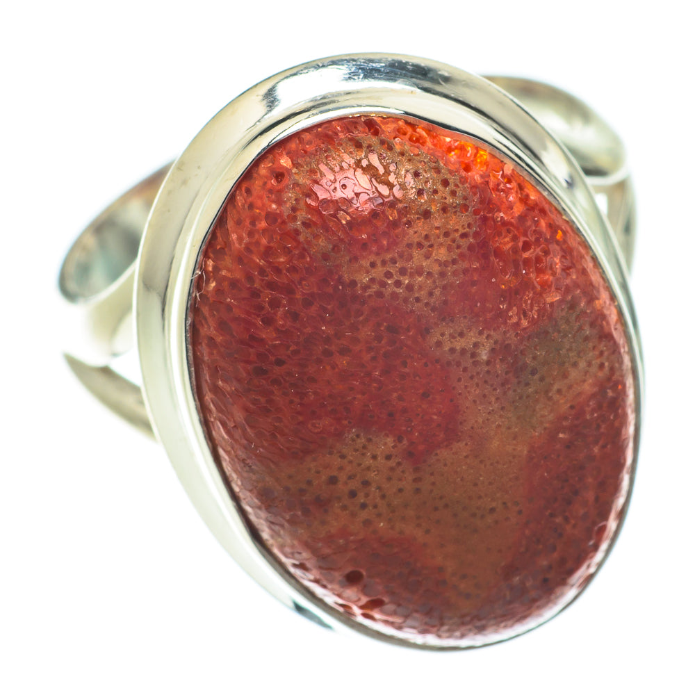 Sponge Coral Rings handcrafted by Anasilvercos - RING64445