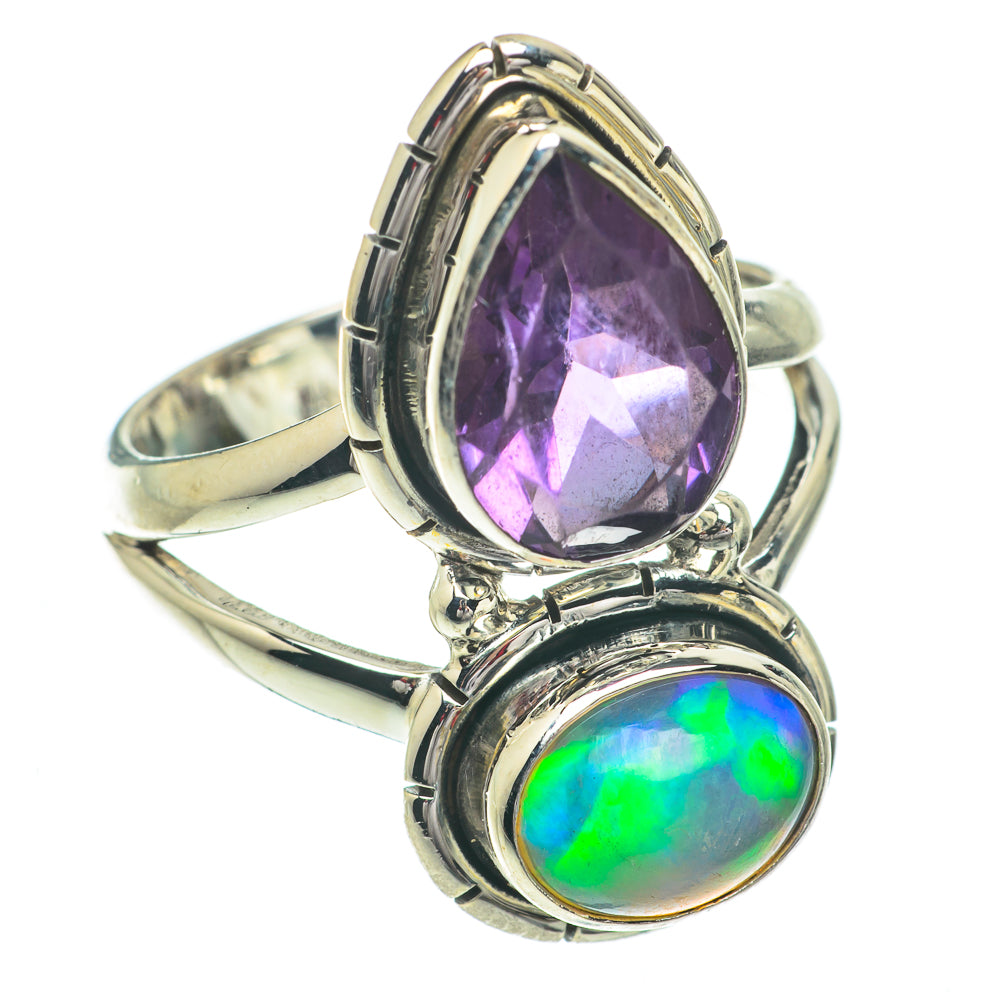 Amethyst Rings handcrafted by Anasilvercos - RING64455