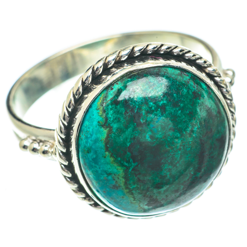 Chrysocolla Rings handcrafted by Anasilvercos - RING64462