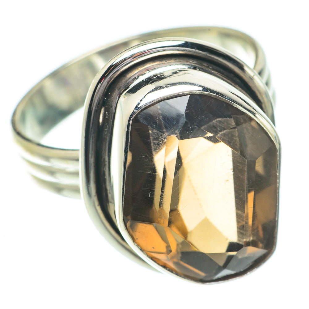 Smoky Quartz Rings handcrafted by Anasilvercos - RING64464