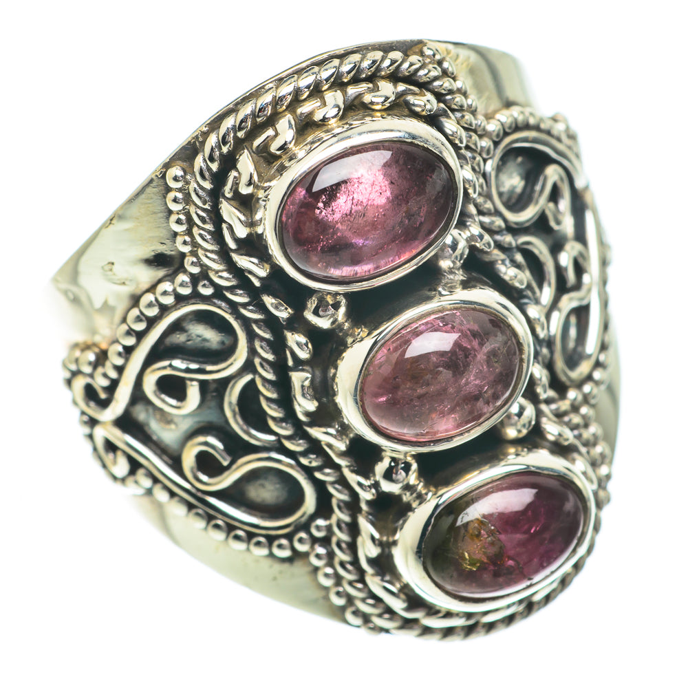 Pink Tourmaline Rings handcrafted by Anasilvercos - RING64467