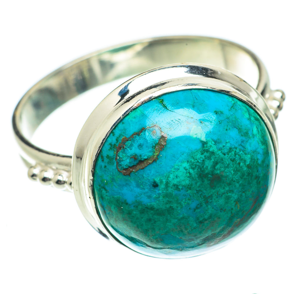 Chrysocolla Rings handcrafted by Anasilvercos - RING64473