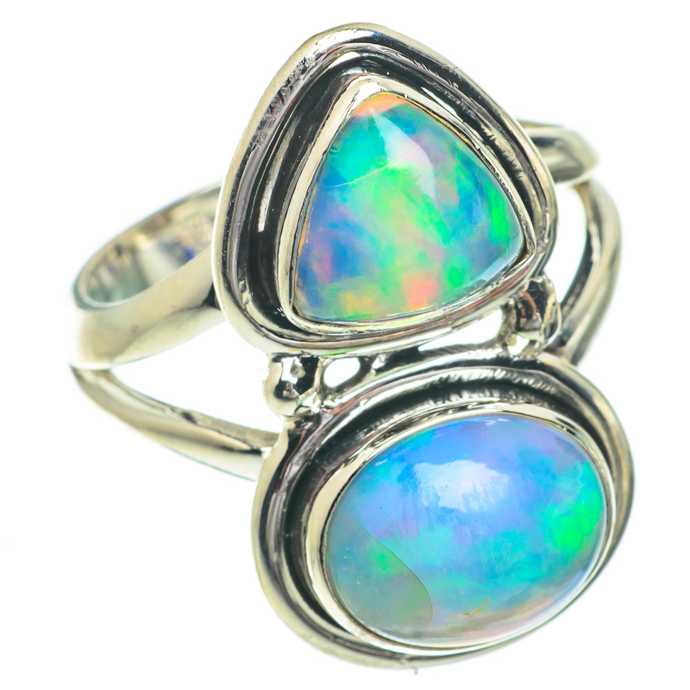 Ethiopian Opal Rings handcrafted by Anasilvercos - RING64474