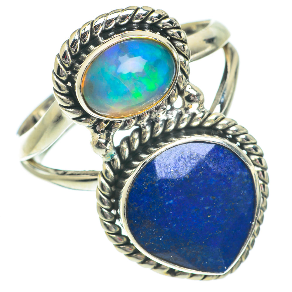 Lapis Lazuli Rings handcrafted by Anasilvercos - RING64475