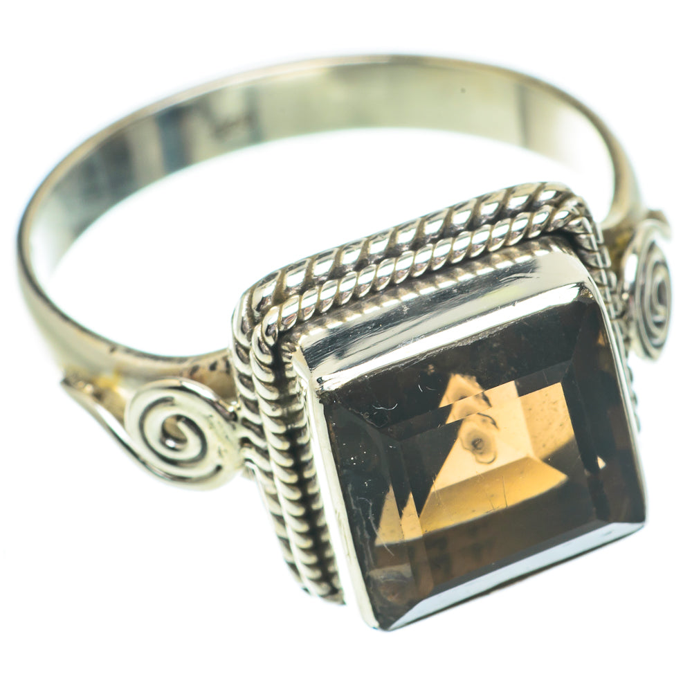Smoky Quartz Rings handcrafted by Anasilvercos - RING64486