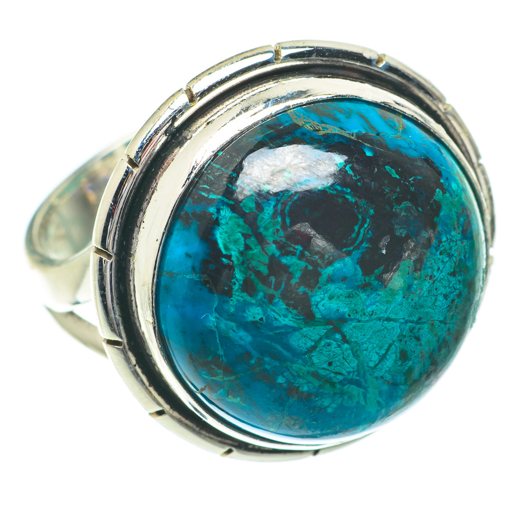 Chrysocolla Rings handcrafted by Anasilvercos - RING64492