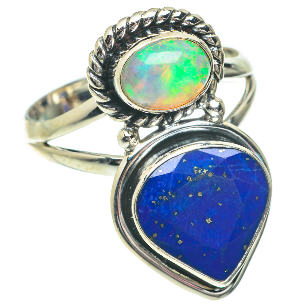 Lapis Lazuli Rings handcrafted by Anasilvercos - RING64495