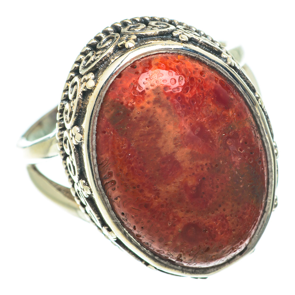 Sponge Coral Rings handcrafted by Anasilvercos - RING64509