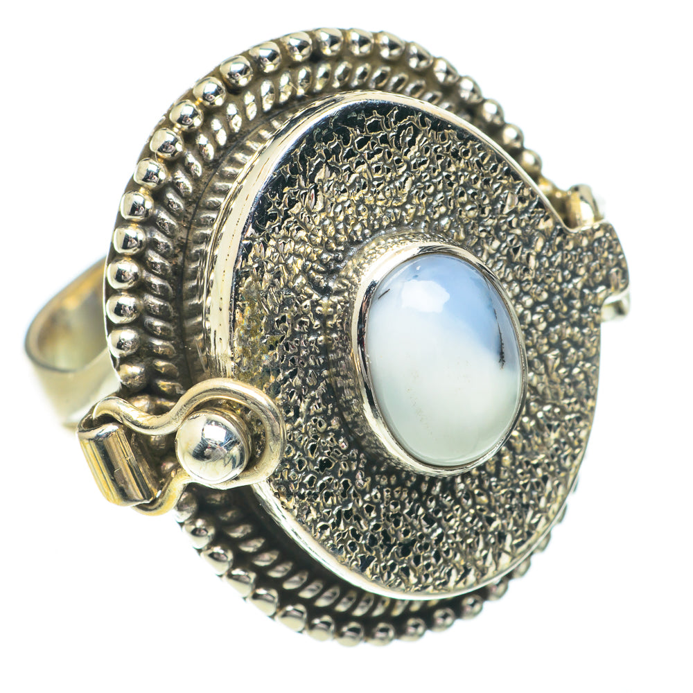 Dendritic Opal Rings handcrafted by Anasilvercos - RING64510