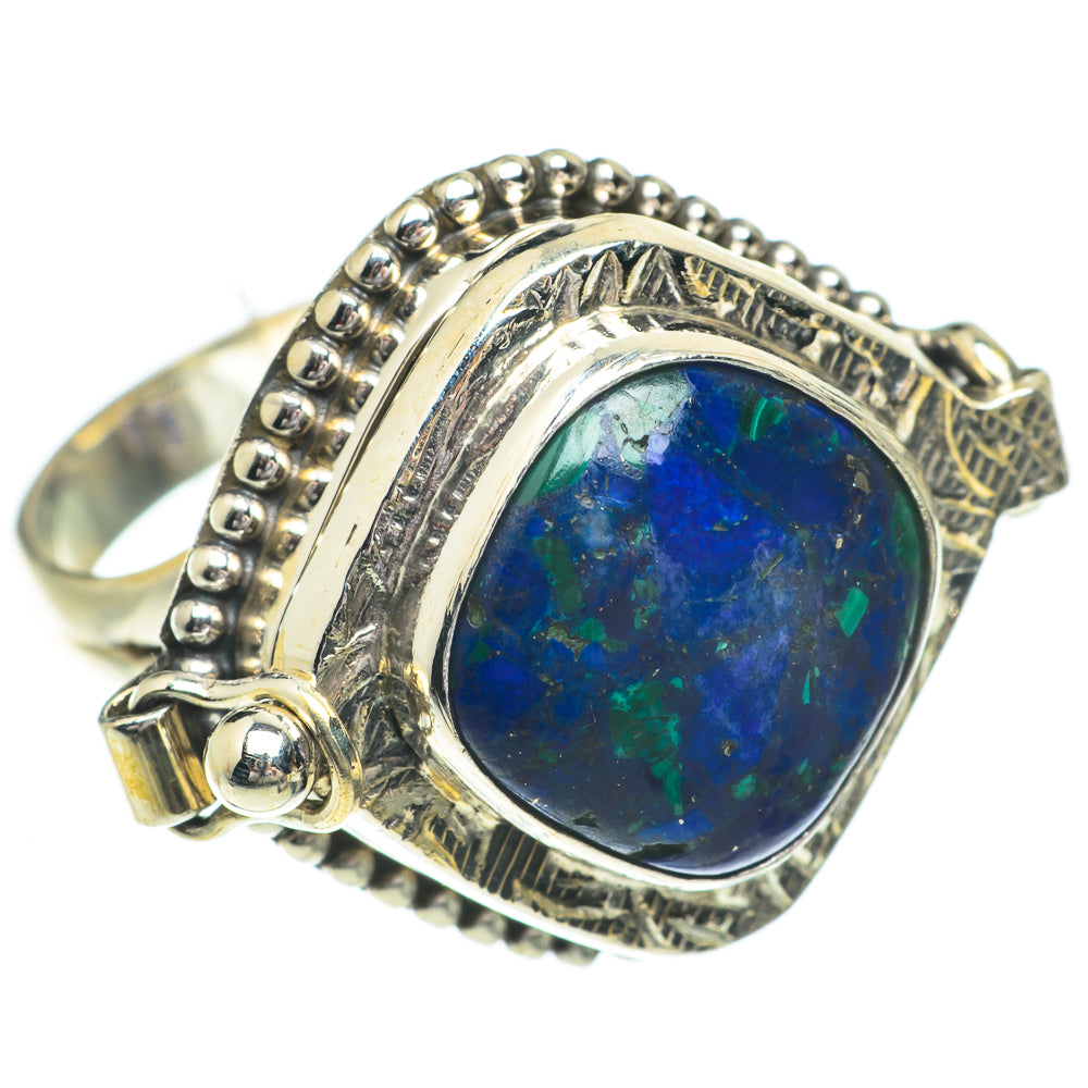Azurite Rings handcrafted by Anasilvercos - RING64512