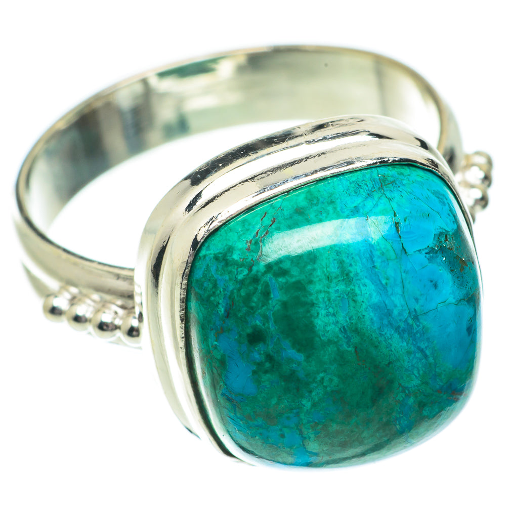 Chrysocolla Rings handcrafted by Anasilvercos - RING64513