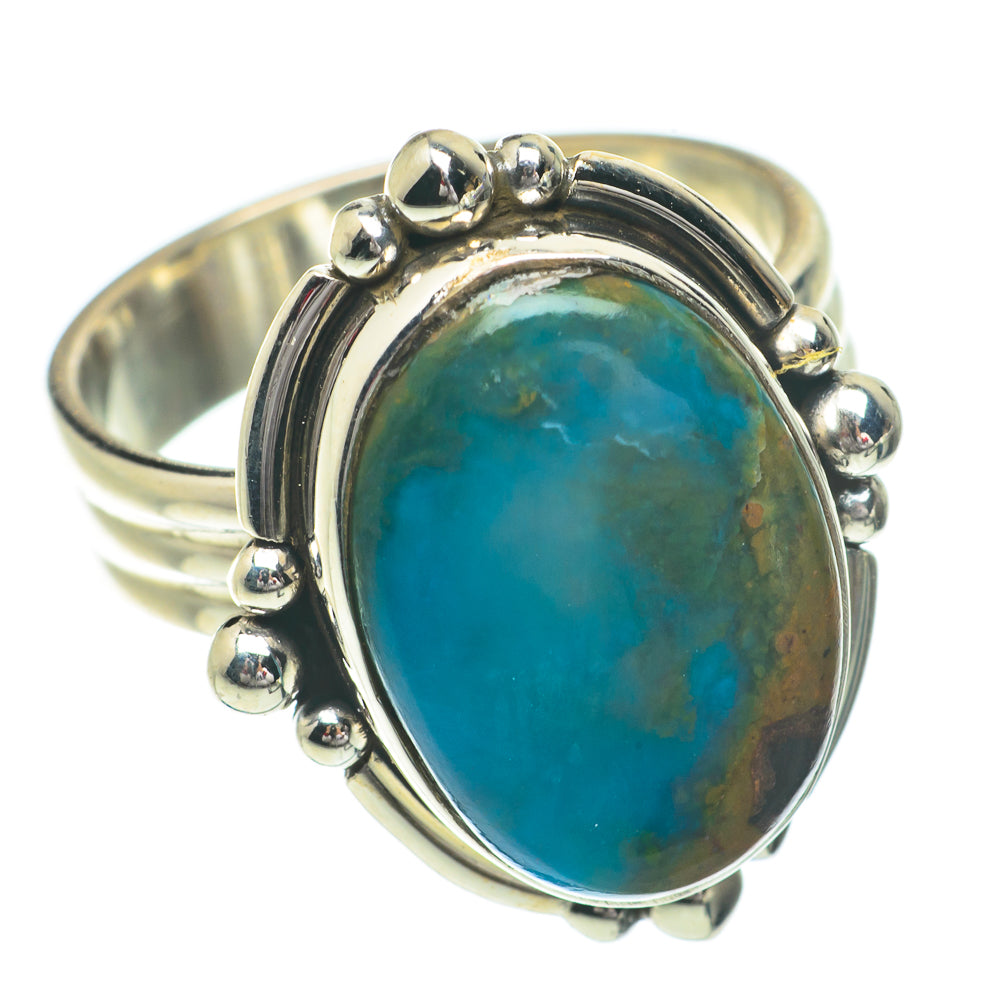 Chrysocolla Rings handcrafted by Anasilvercos - RING64520