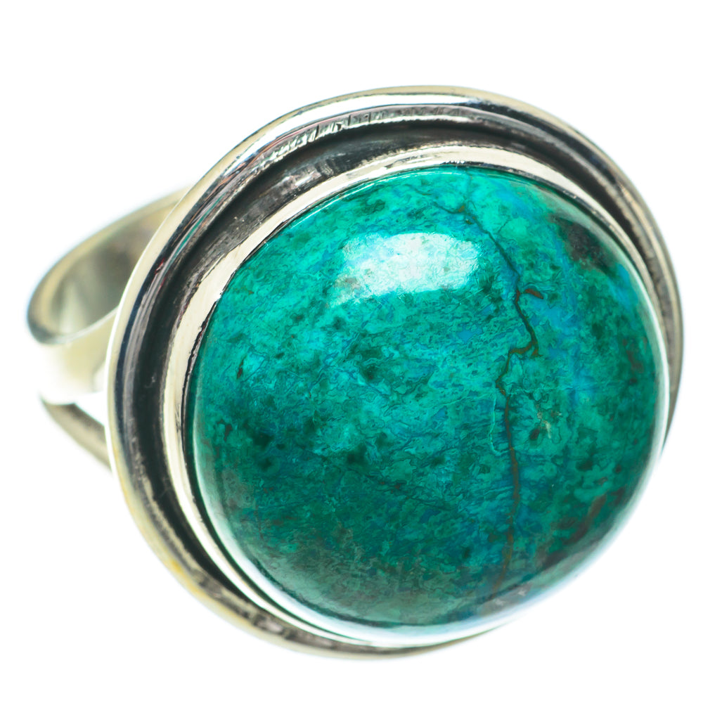 Chrysocolla Rings handcrafted by Anasilvercos - RING64523