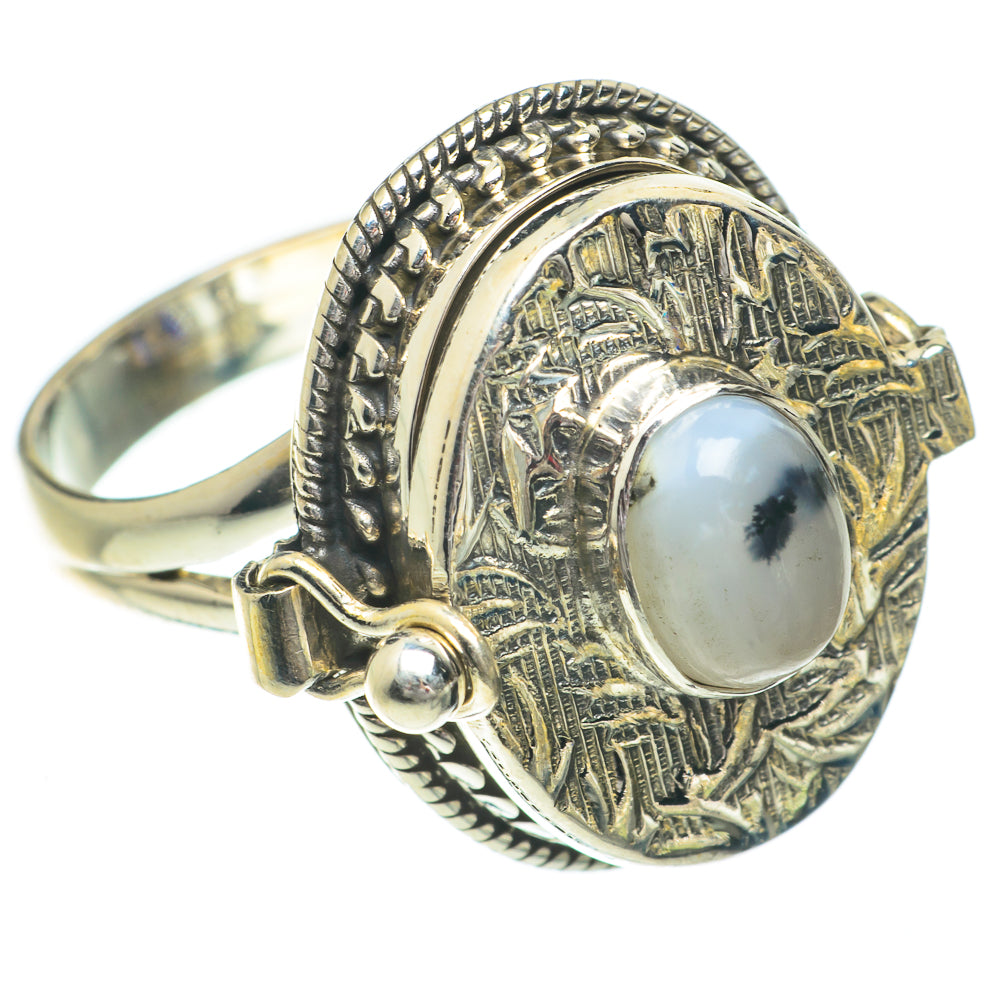 Dendritic Opal Rings handcrafted by Anasilvercos - RING64531