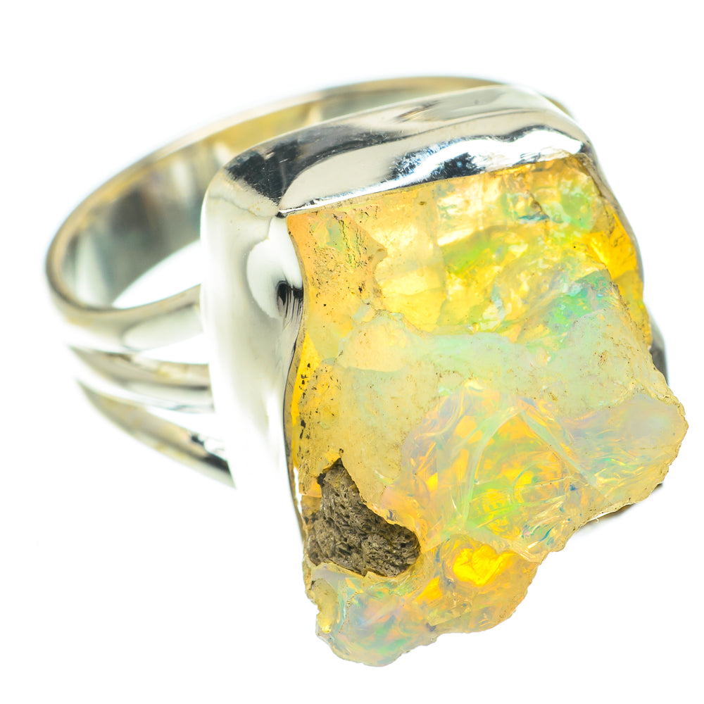 Ethiopian Opal Rings handcrafted by Anasilvercos - RING64532