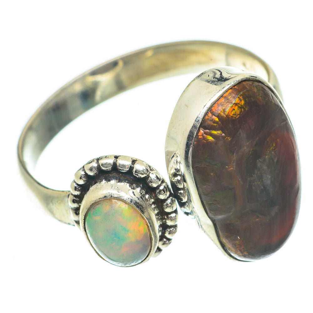 Mexican Fire Agate Rings handcrafted by Anasilvercos - RING64534