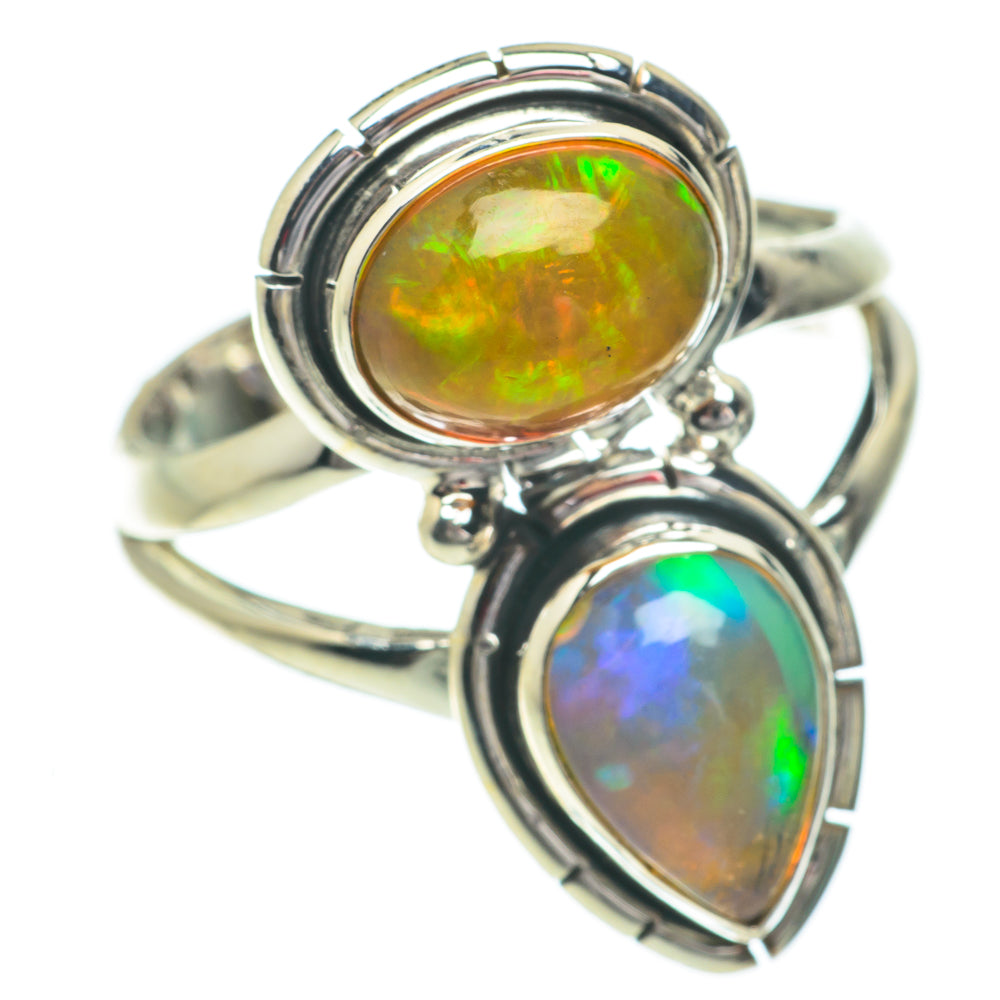 Ethiopian Opal Rings handcrafted by Anasilvercos - RING64535