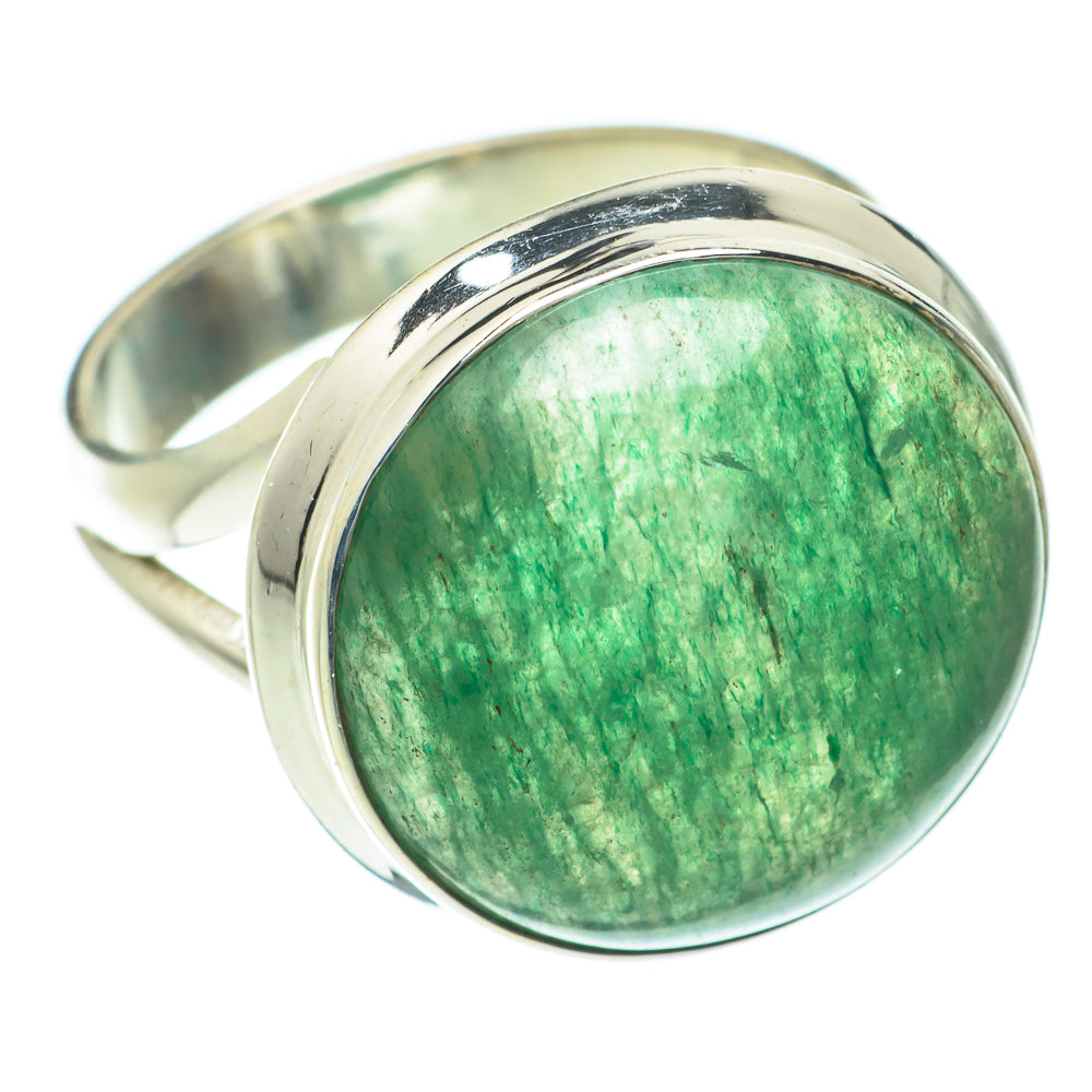 Green Aventurine Rings handcrafted by Anasilvercos - RING64540
