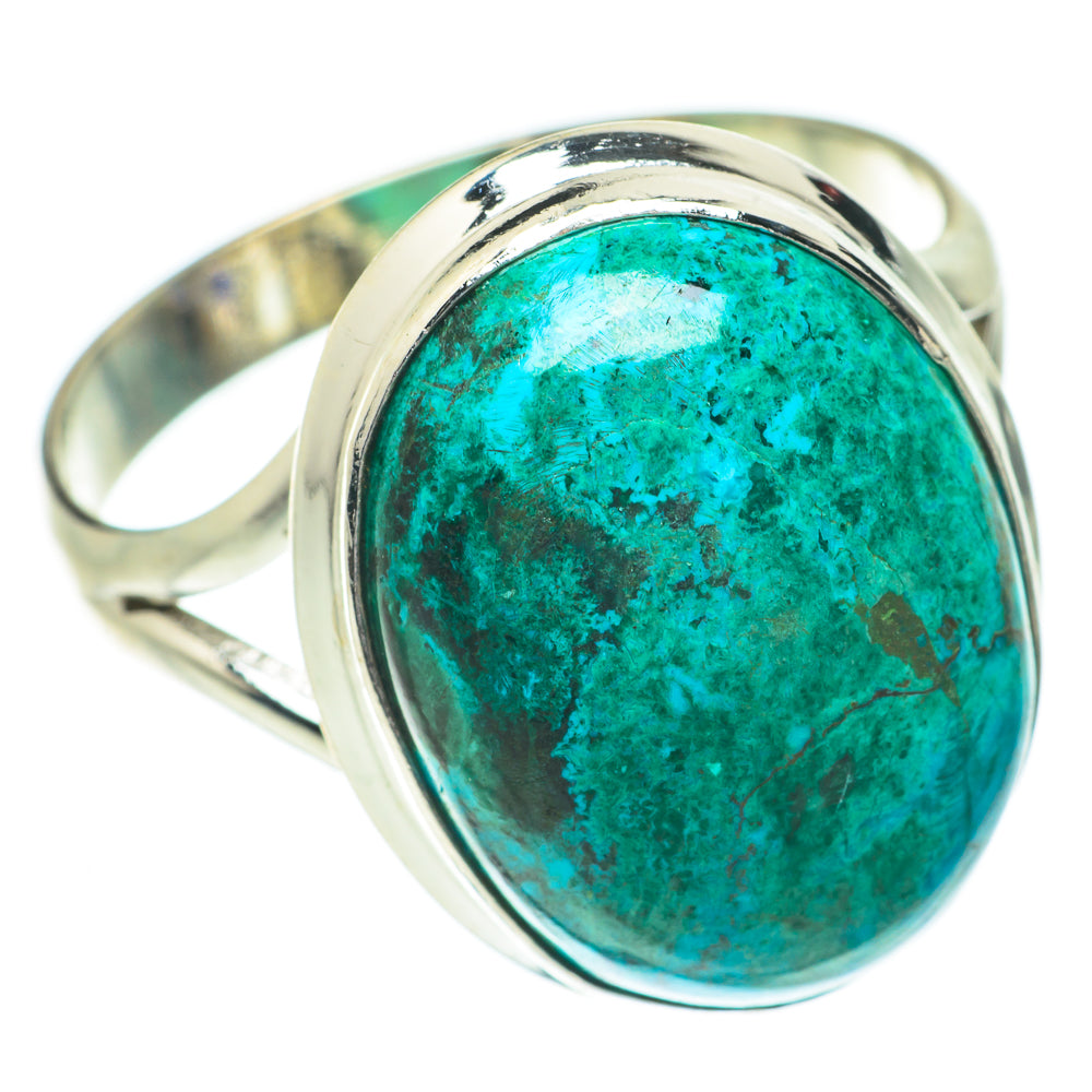Chrysocolla Rings handcrafted by Anasilvercos - RING64542