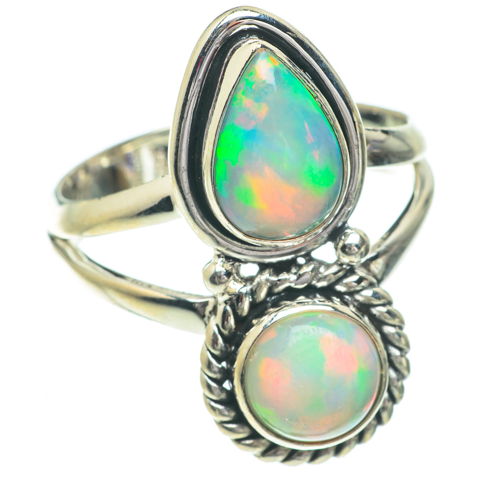 Ethiopian Opal Rings handcrafted by Anasilvercos - RING64550