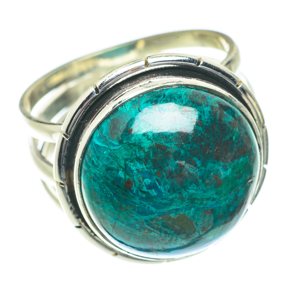Chrysocolla Rings handcrafted by Anasilvercos - RING64557
