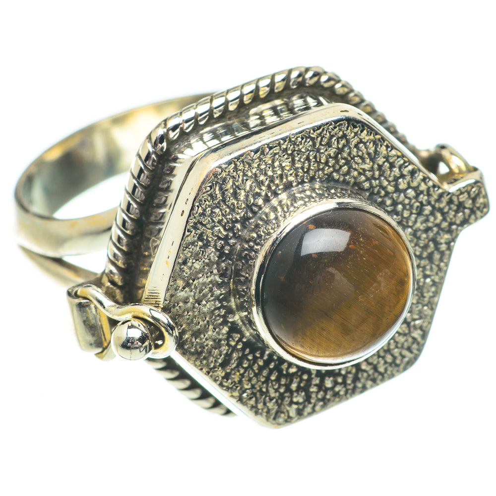 Tiger Eye Rings handcrafted by Anasilvercos - RING64559