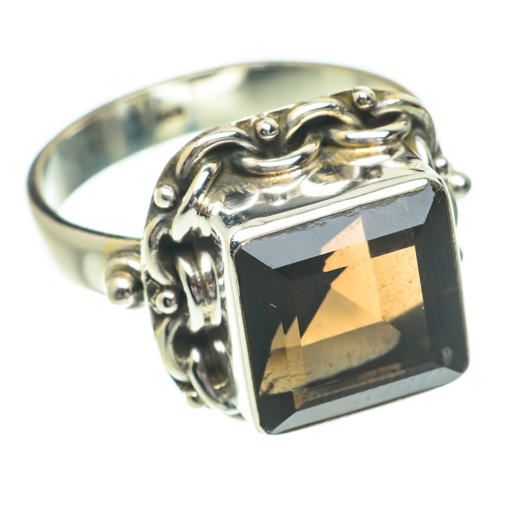 Smoky Quartz Rings handcrafted by Anasilvercos - RING64560