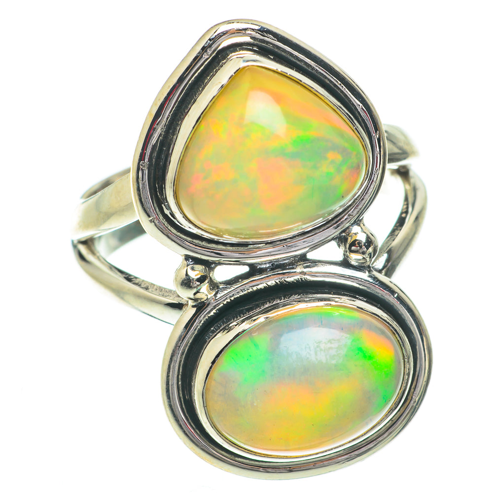 Ethiopian Opal Rings handcrafted by Anasilvercos - RING64566