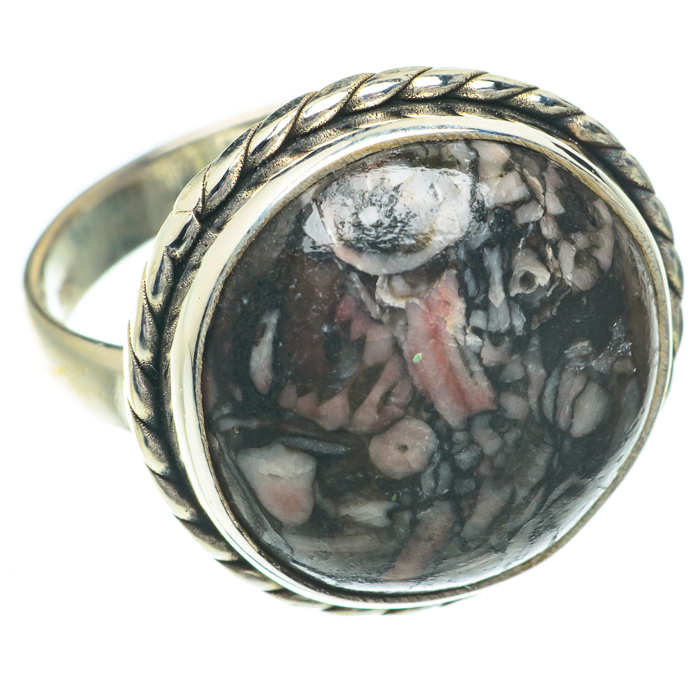Crinoid Fossil Rings handcrafted by Anasilvercos - RING64575