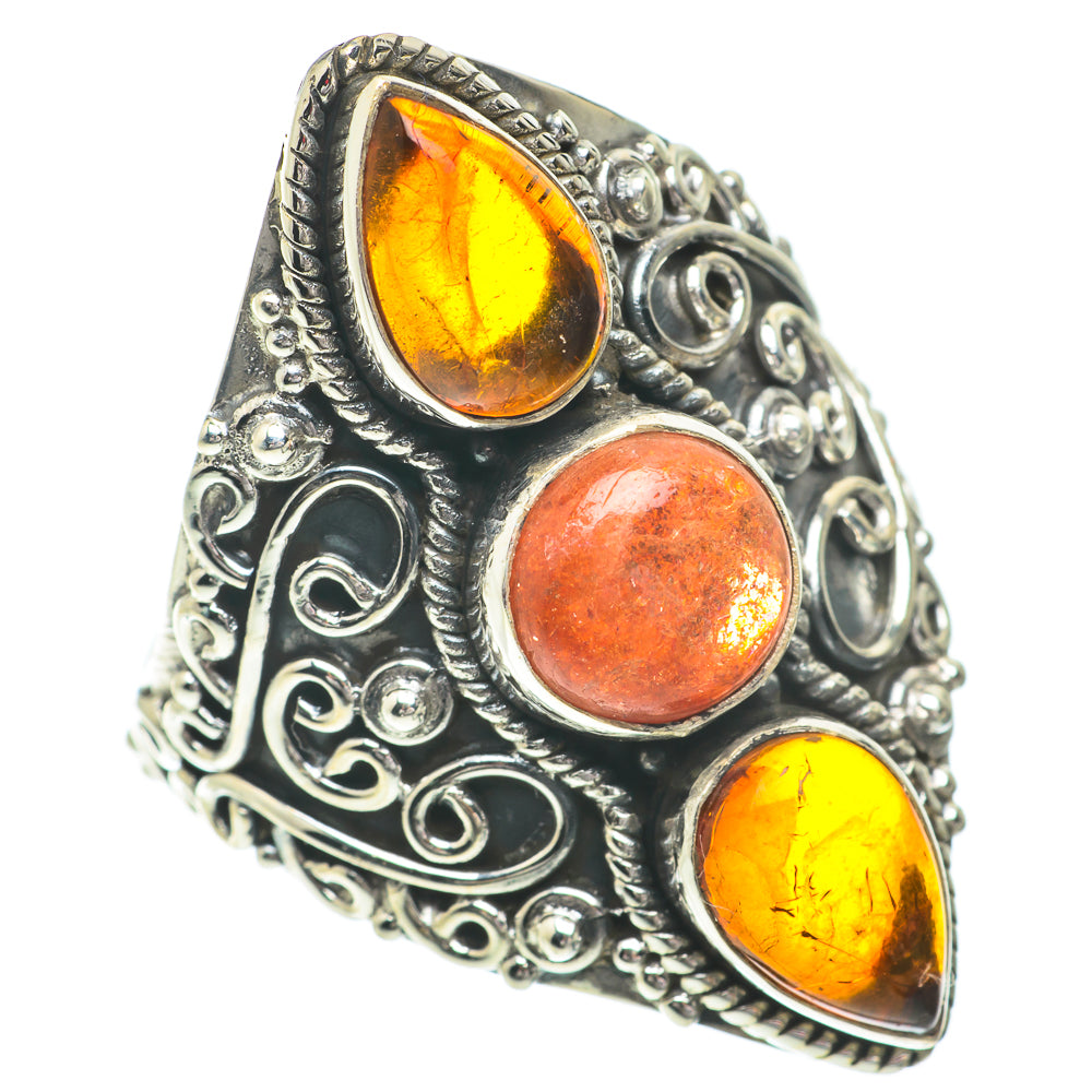 Sunstone Rings handcrafted by Anasilvercos - RING64579