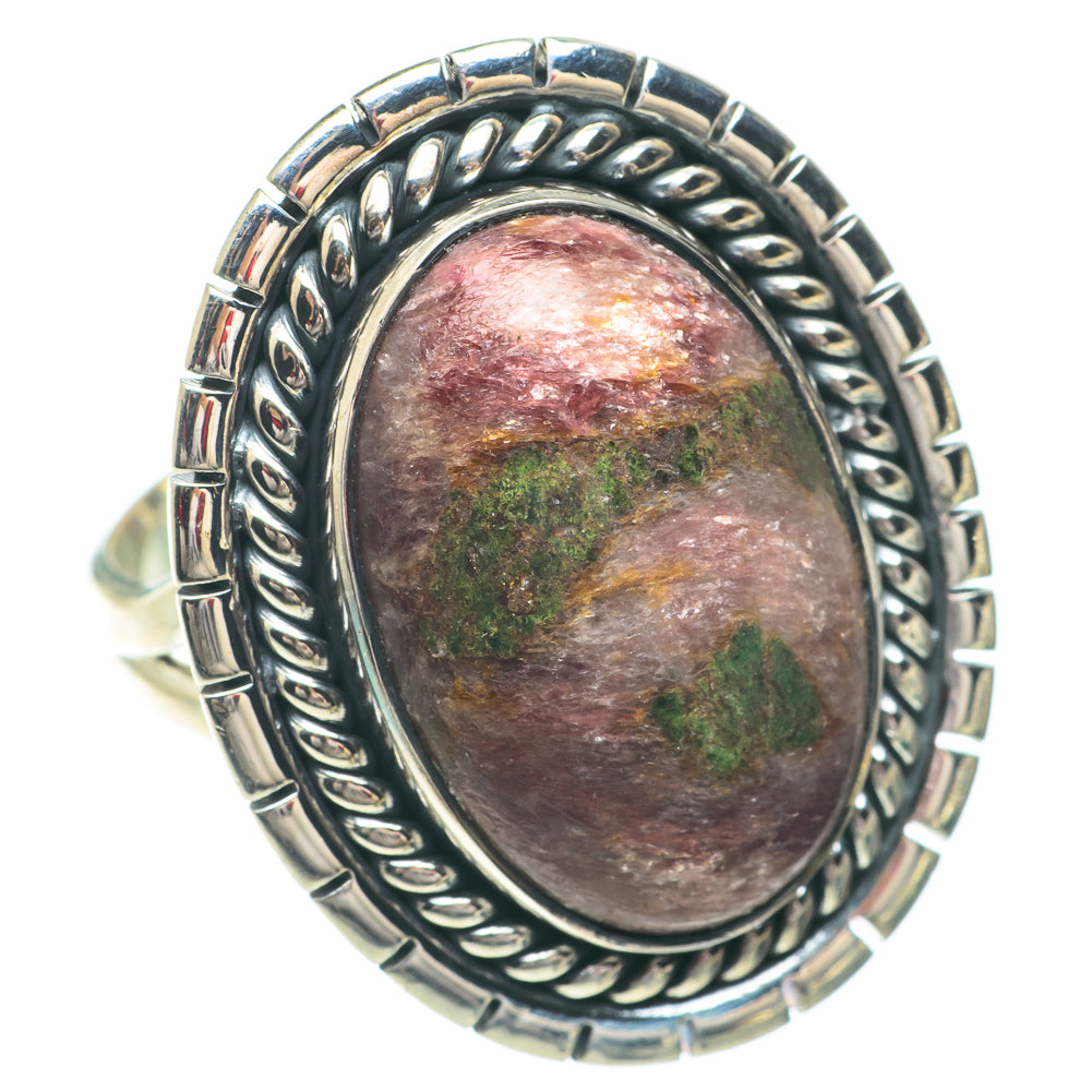 Ruby Fuchsite Rings handcrafted by Anasilvercos - RING64582