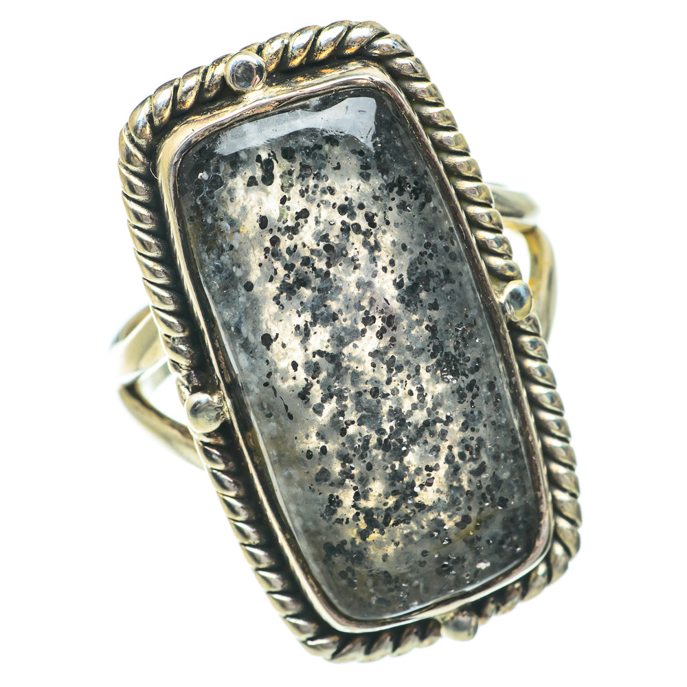 Tourmalinated Quartz Rings handcrafted by Anasilvercos - RING64589