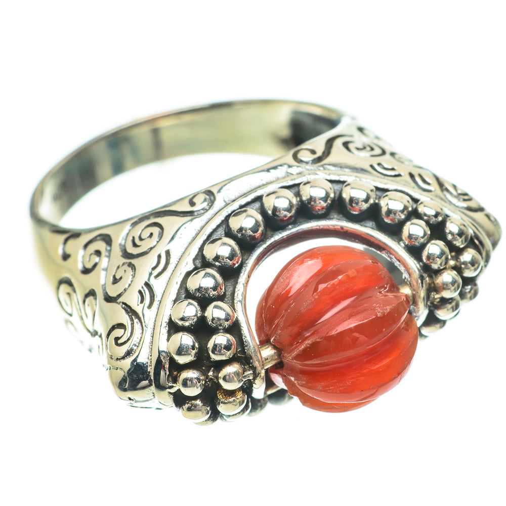 Carnelian Rings handcrafted by Anasilvercos - RING64607