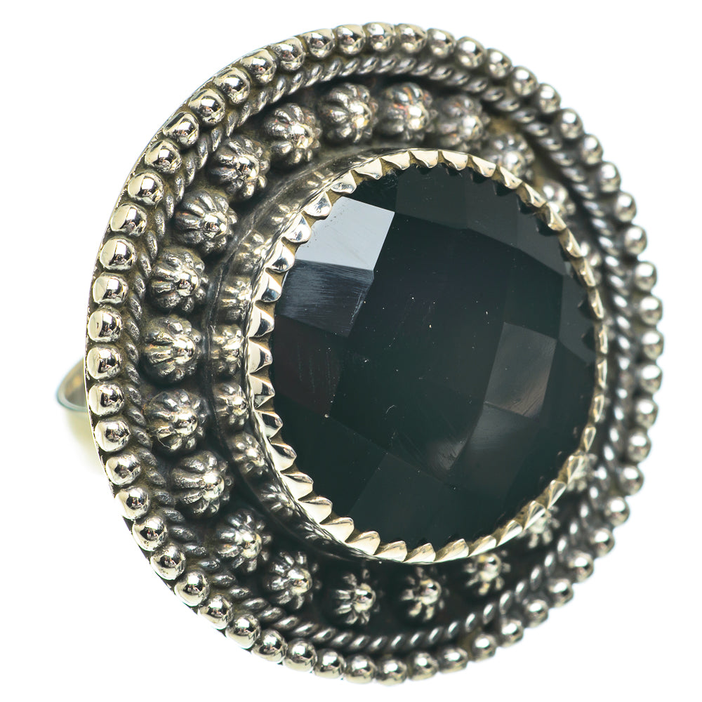 Black Onyx Rings handcrafted by Anasilvercos - RING64611