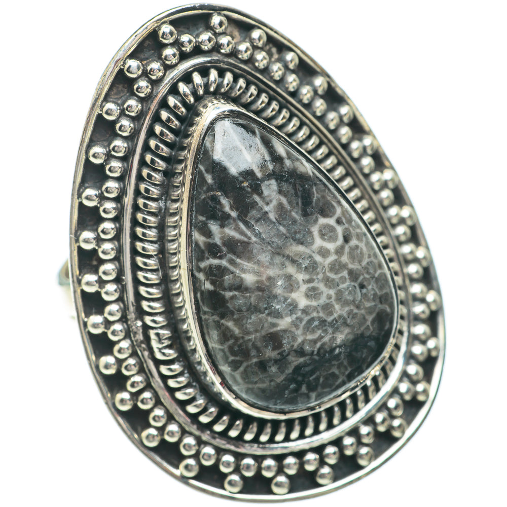 Stingray Coral Rings handcrafted by Anasilvercos - RING64612