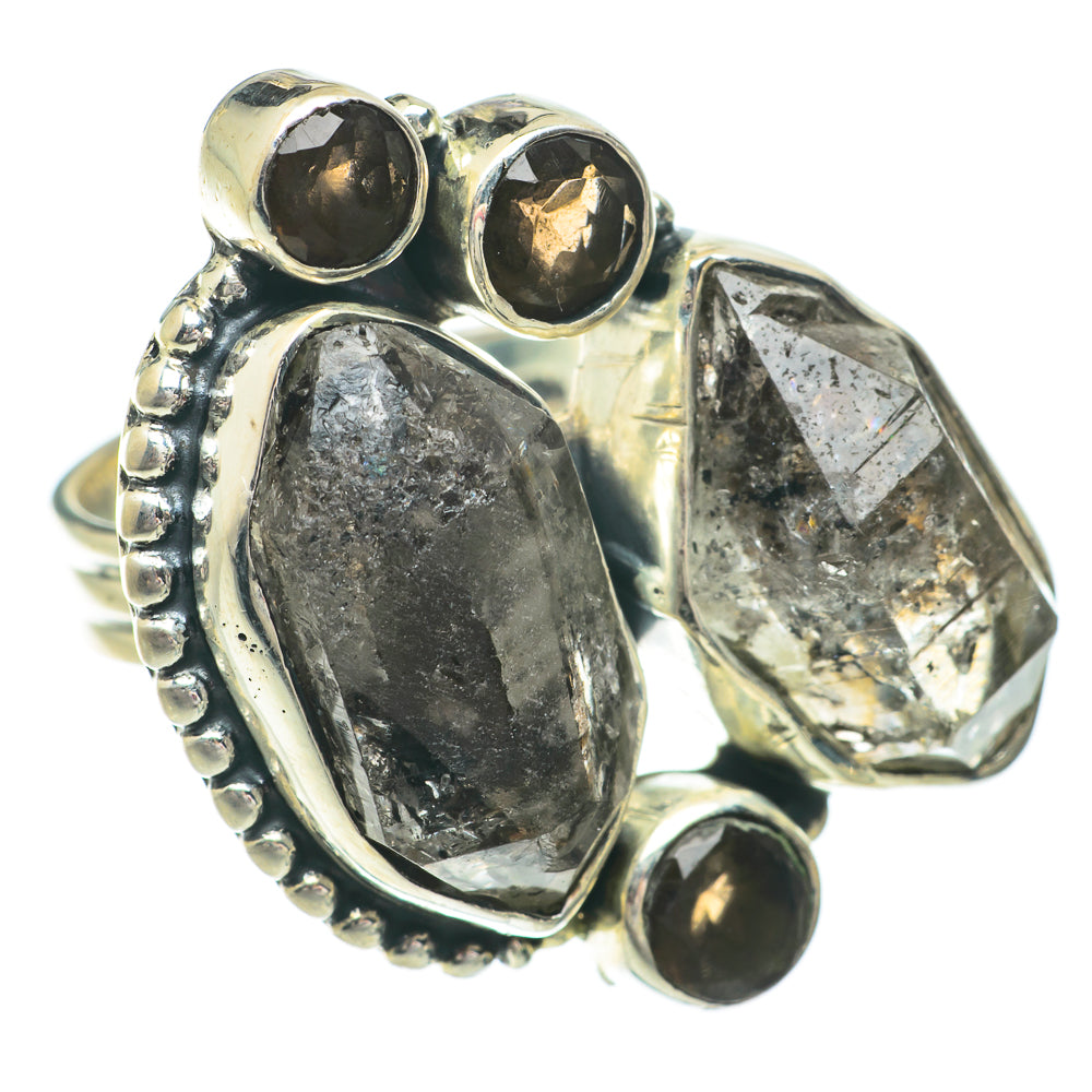 Herkimer Diamond Rings handcrafted by Anasilvercos - RING64614