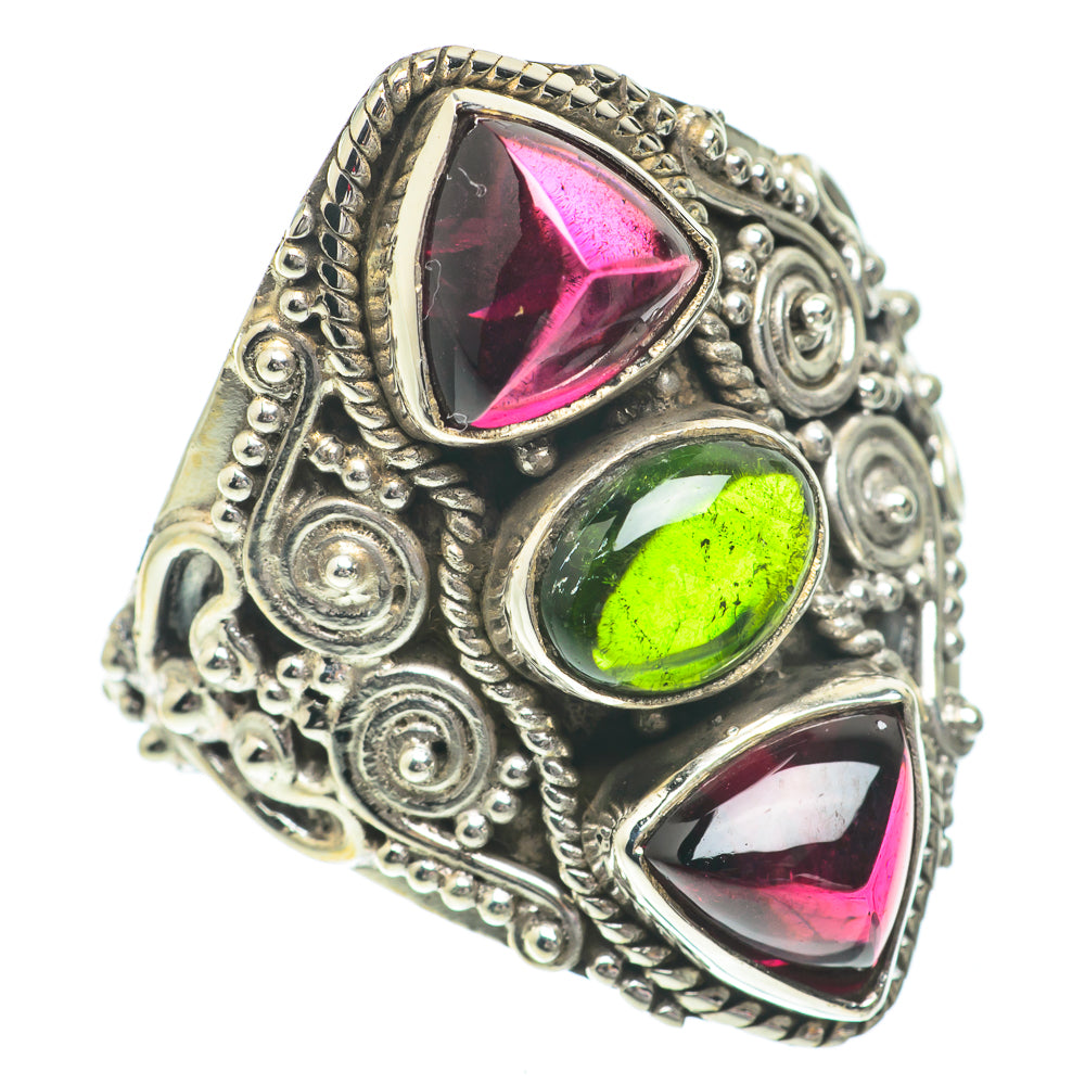 Garnet Rings handcrafted by Anasilvercos - RING64618