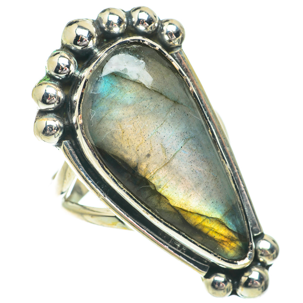 Labradorite Rings handcrafted by Anasilvercos - RING64620