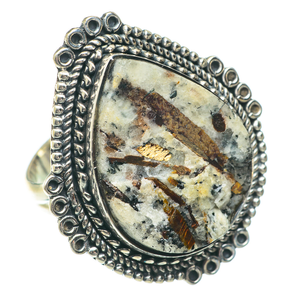 Astrophyllite Rings handcrafted by Anasilvercos - RING64630