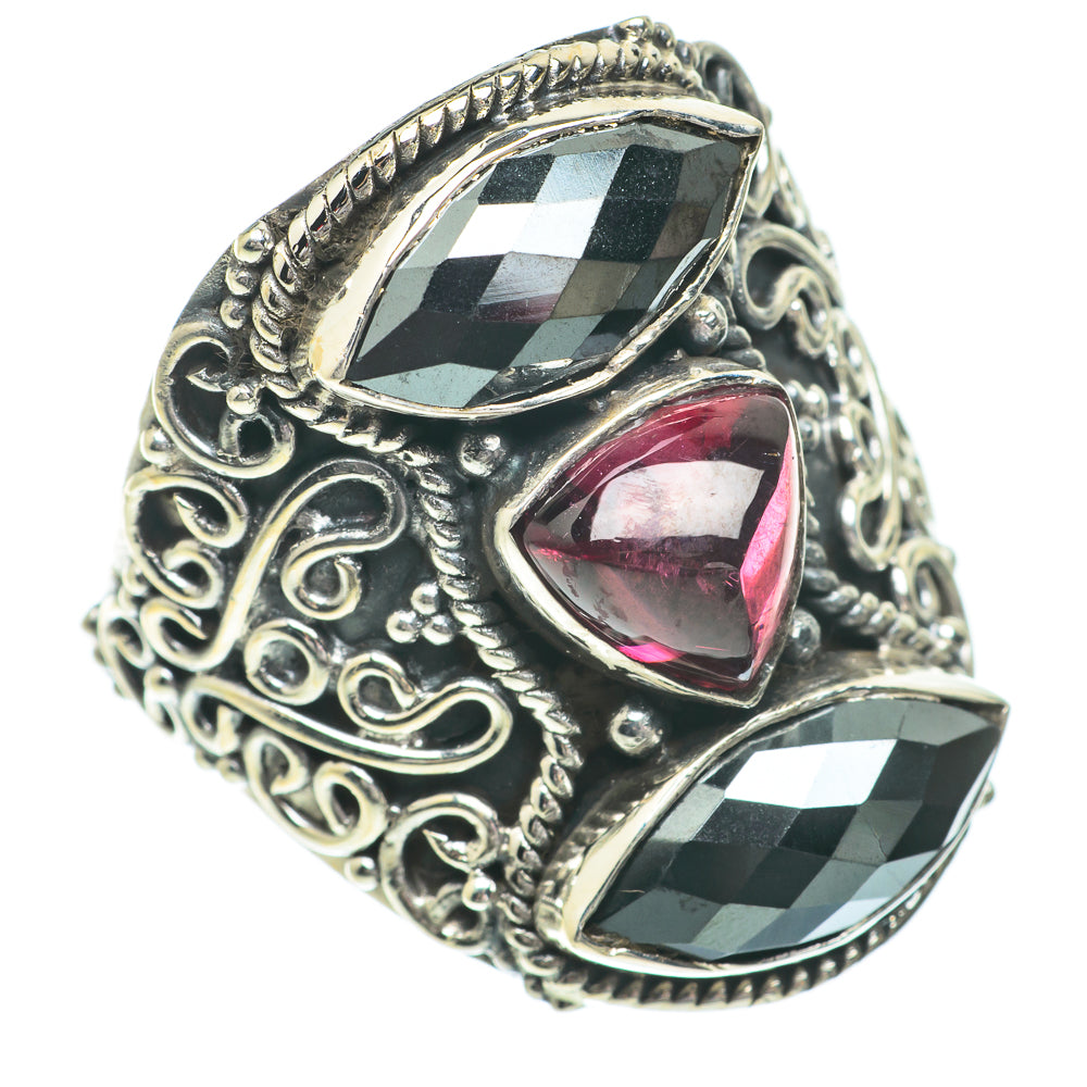 Garnet Rings handcrafted by Anasilvercos - RING64632