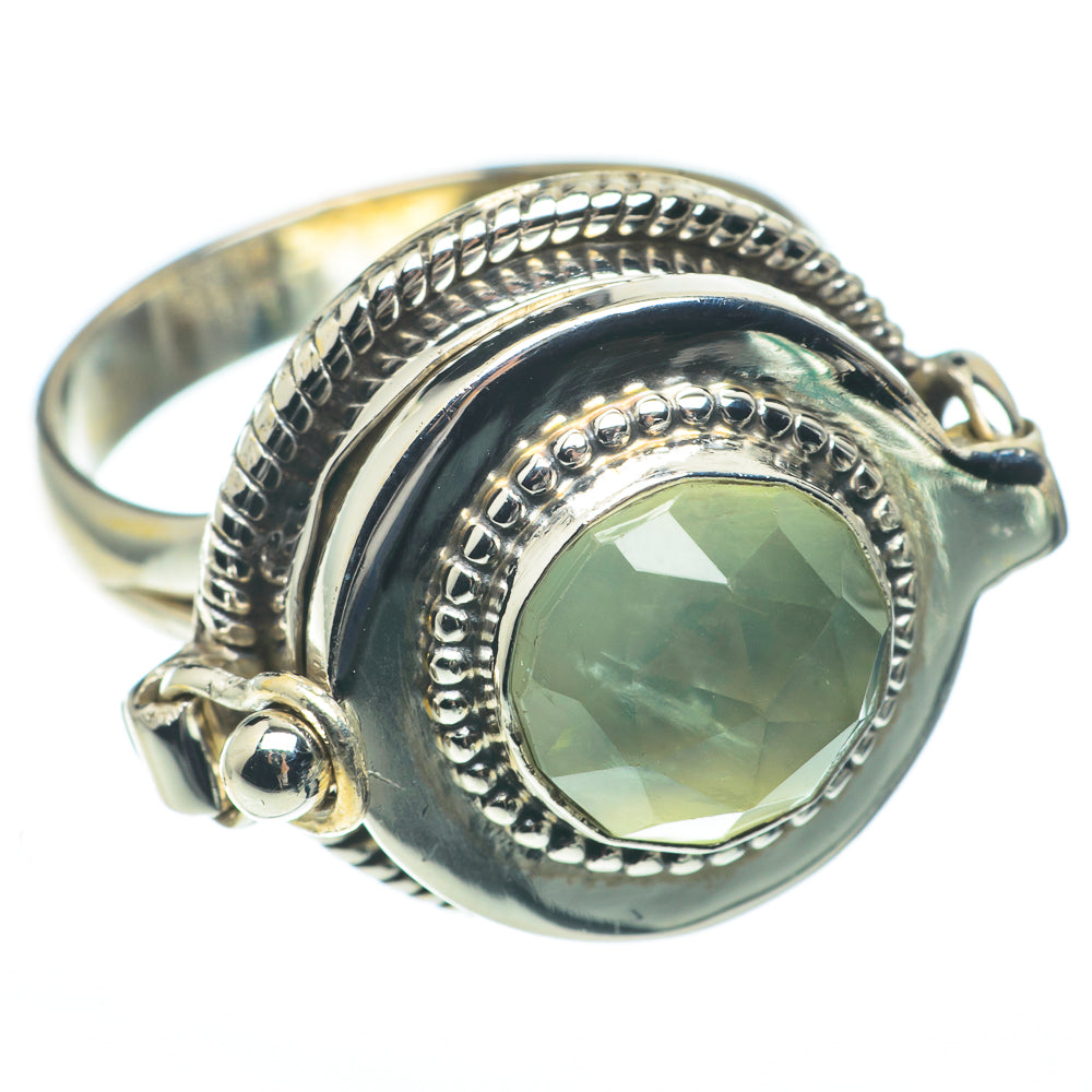 Prehnite Rings handcrafted by Anasilvercos - RING64637
