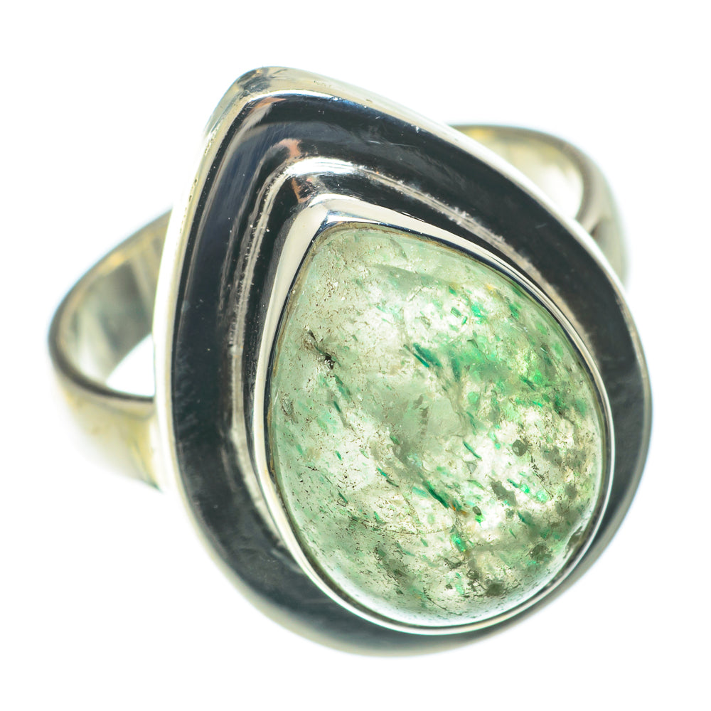 Green Aventurine Rings handcrafted by Anasilvercos - RING64640