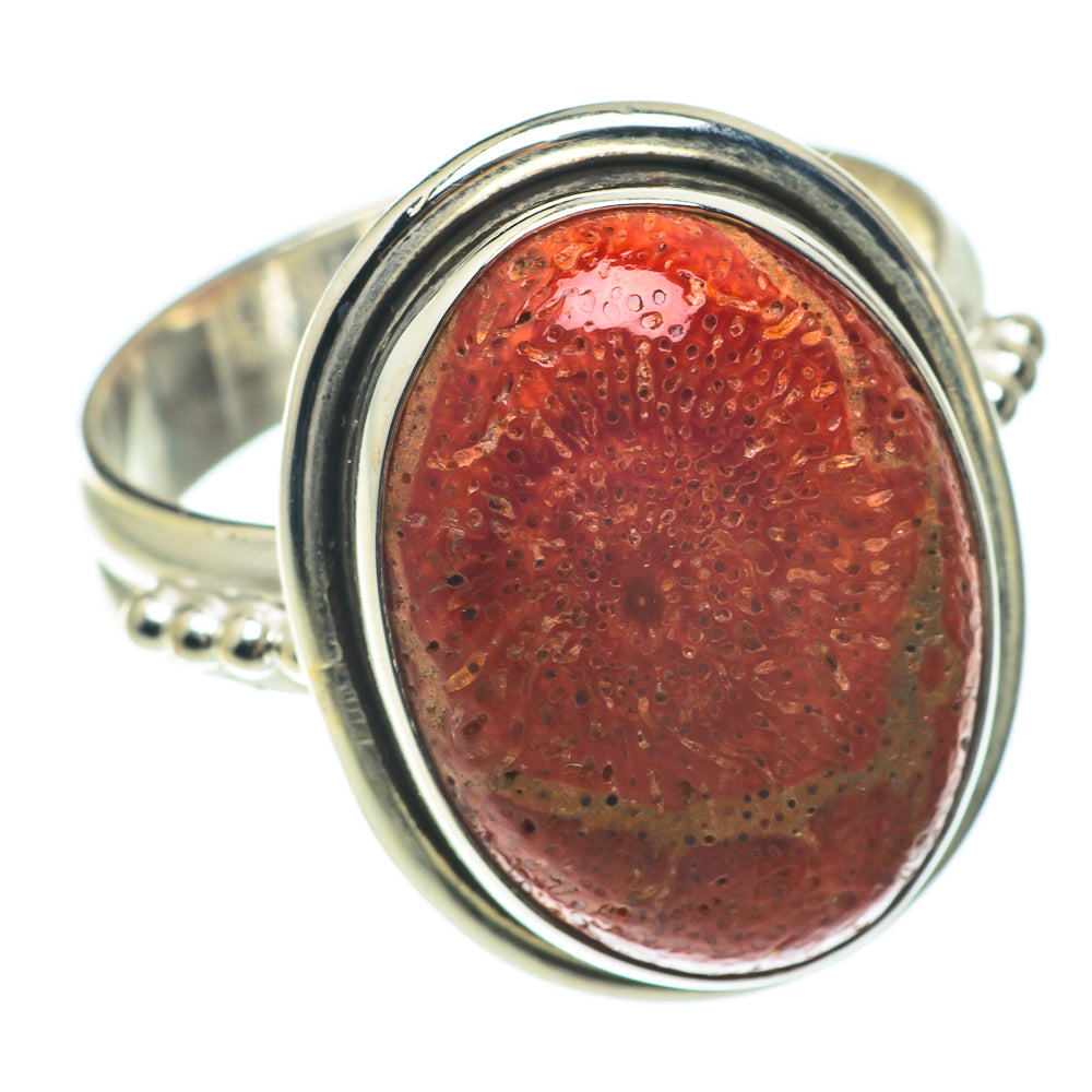 Sponge Coral Rings handcrafted by Anasilvercos - RING64643